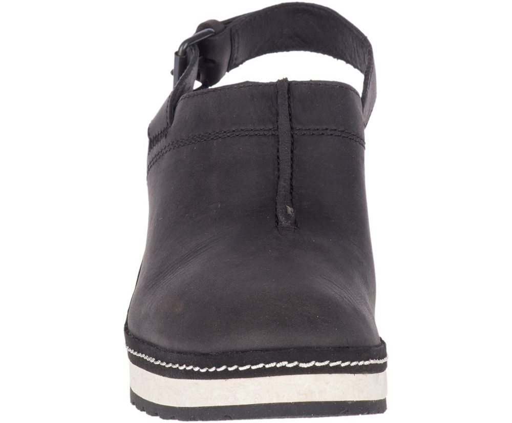 Merrell Sandals Black - Halendi Backstrap - Womens 76YVPGQLW